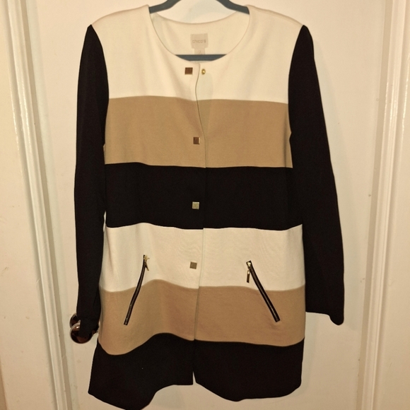 Chico’s Topper Jacket. Size 3 - Picture 1 of 6
